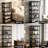 67.5" H 5-Tier Display Cabinet With Acrylic Flip Up Door, Curio Cabinet Collection Storage Organizer Showcase-115645578