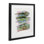 «Tropical Dream» pastel palmier, reproduction sous verre encadrée, conception de Susan Jill