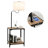 360° Rotatable Floor Lamp With End Table And USB Charging Ports