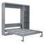 Lit escamotable mural avec tablettes Murphy-2066962168-2066962170