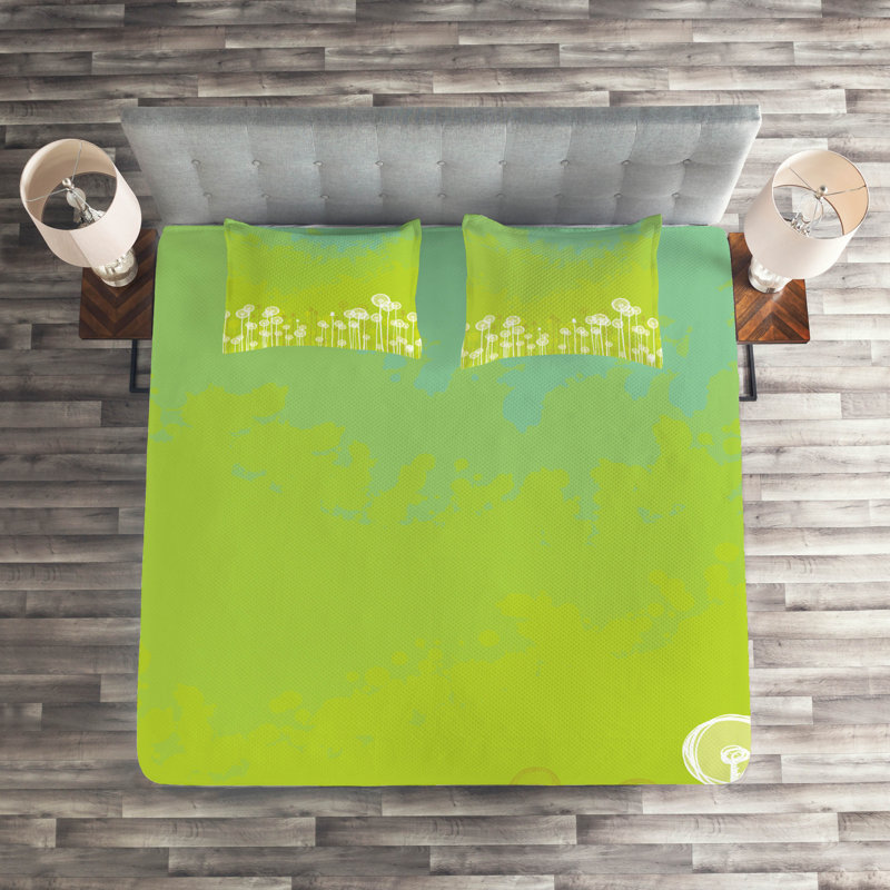 Polyester Coverlet, King Bedspread + 2 Shams
