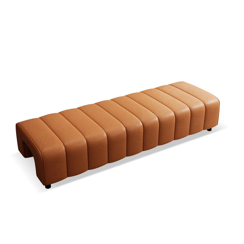 Banc rembourré, Orange