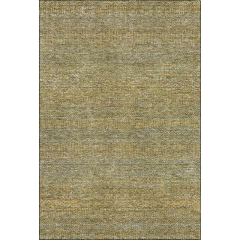 Premium Machine Washable Marasco AMF1633 Stripes Rug, Rectangle 5' x 7'6"