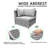 Aluminum Frame Textilene Rope Outdoor Modular Right Arm Sofa With Cushions for Patio Deck Backyard-129715486-129715488
