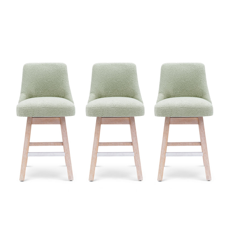 Swivel Counter Stool, Green