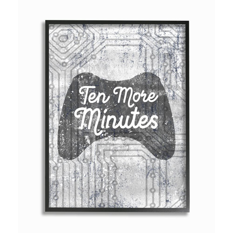 «Ten More Minutes» par Beth Grove, Giclée encadrée noir minuit, H 20 po x l 16 po