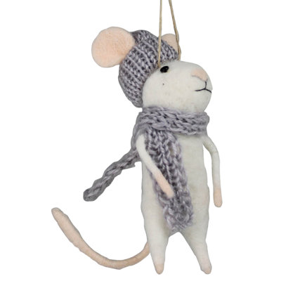 4.5'' Fabric Trees & Wreaths Hanging Figurine Ornament