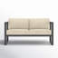 Avion Loveseat - Black-267548404-247300377