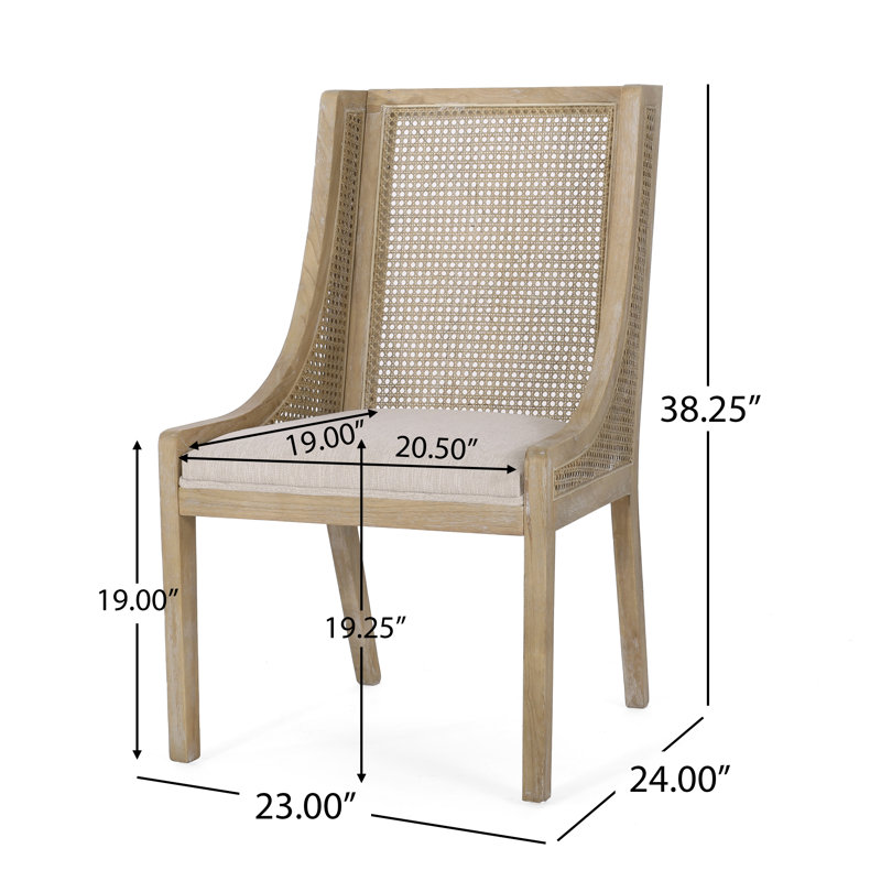 Chaise d'appoint Ireion Audri, Beige / Naturel