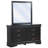 Elegant Black Traditional Dresser