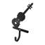 Violin - Wall Hook Small