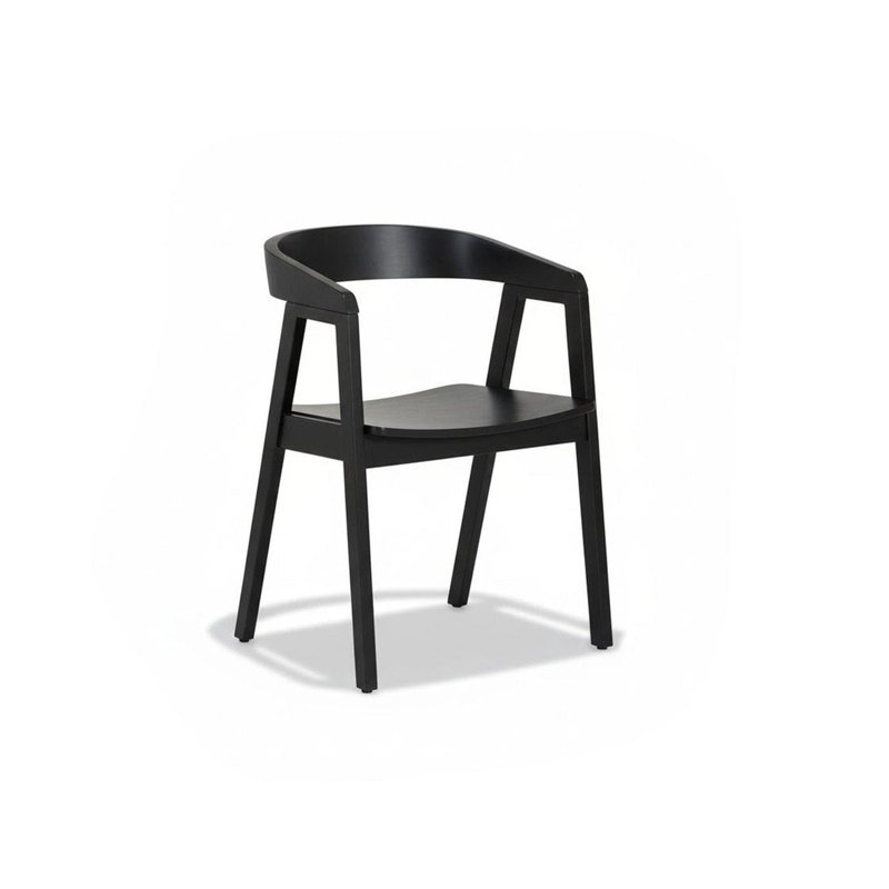 Glenoe 4 - Person Dining Set, Black