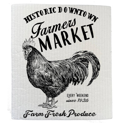 Farmers Market Fresh Produce Kitchen SWEDISH DISH CLOTH ( Set Of 2) -  August Grove®, 5FE5CF26369D4F00A1D8BB104C4283D8