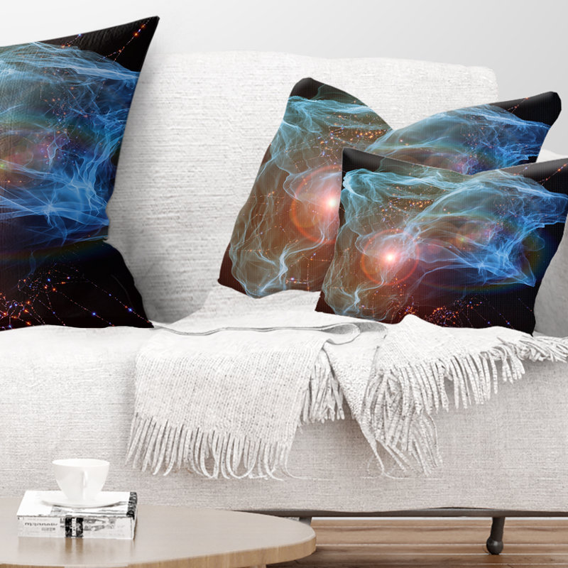 Abstract Reversible Throw Pillow