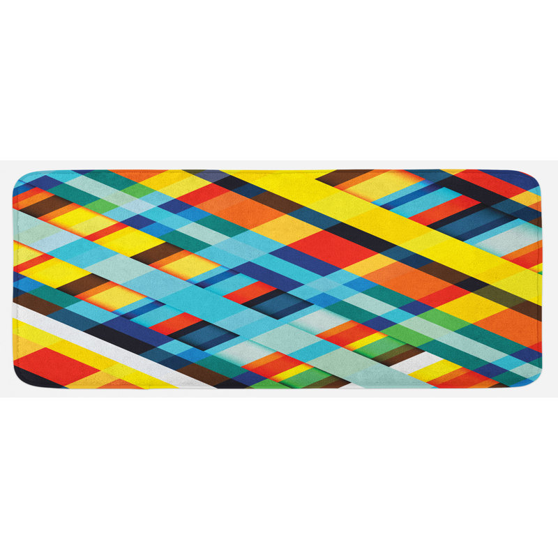 Modern & Contemporary Polyester Kitchen Mat
