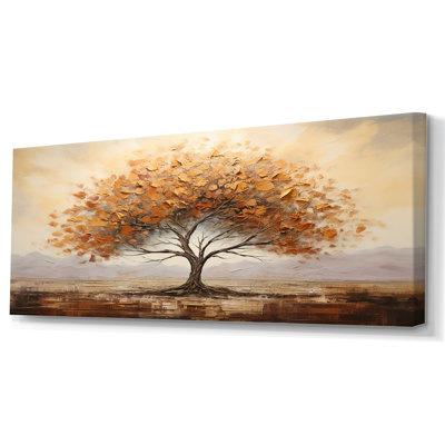 Arbre sauvage, art africain sur toile