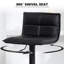 HOMCOM Bar Stools Set of 2 Modern Swivel Height Adjustable Chairs-2094434095