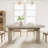 70.8 Inch Oval Dining Table for 6-8 People, Long Large Kitchen Table with Thick Sturdy Wooden Base, Farmhouse Dining Room Table for Kitchen, Living Room, Office-1604724923