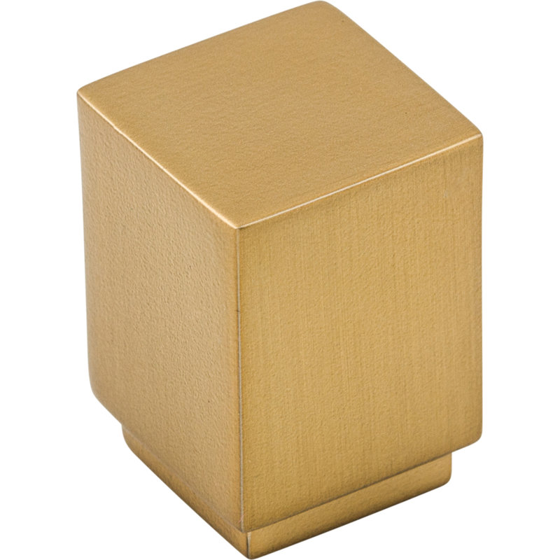 Linear 3/4" Length Square Knob, Honey Bronze
