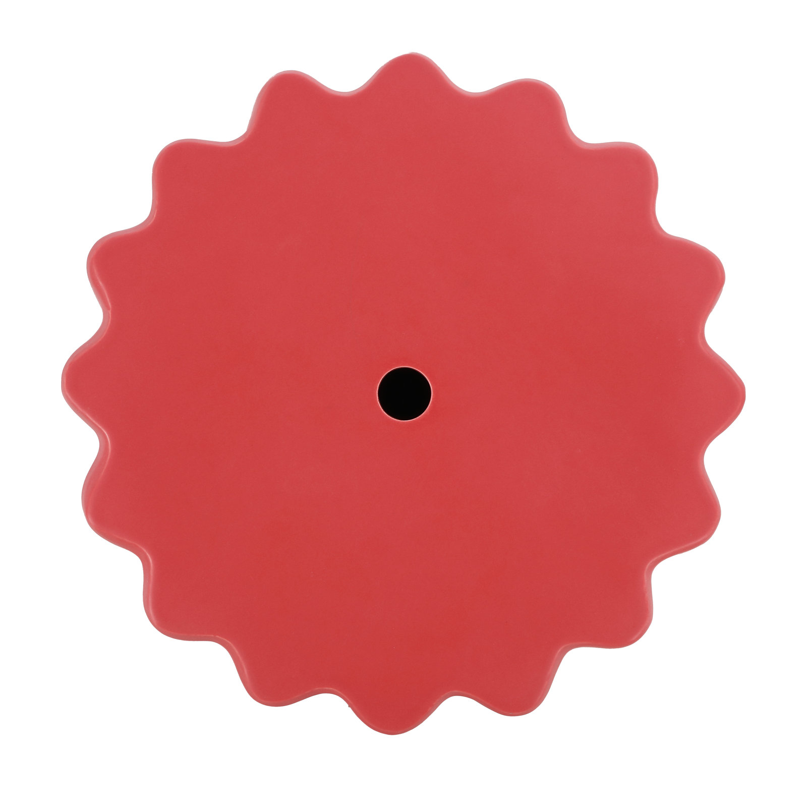 Pier Ceramic Accent Stool, Robins Egg Red