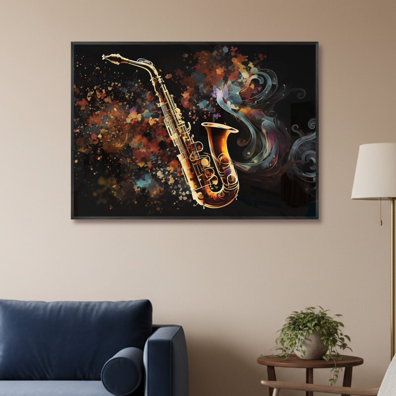 Single Picture Frame LED Illuminated Wall Art Wall Art on Glass / Aluminium, 50 cm H x 60 cm W