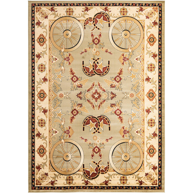Athallia Oriental Indoor Rug, Rectangle 10' x 14'
