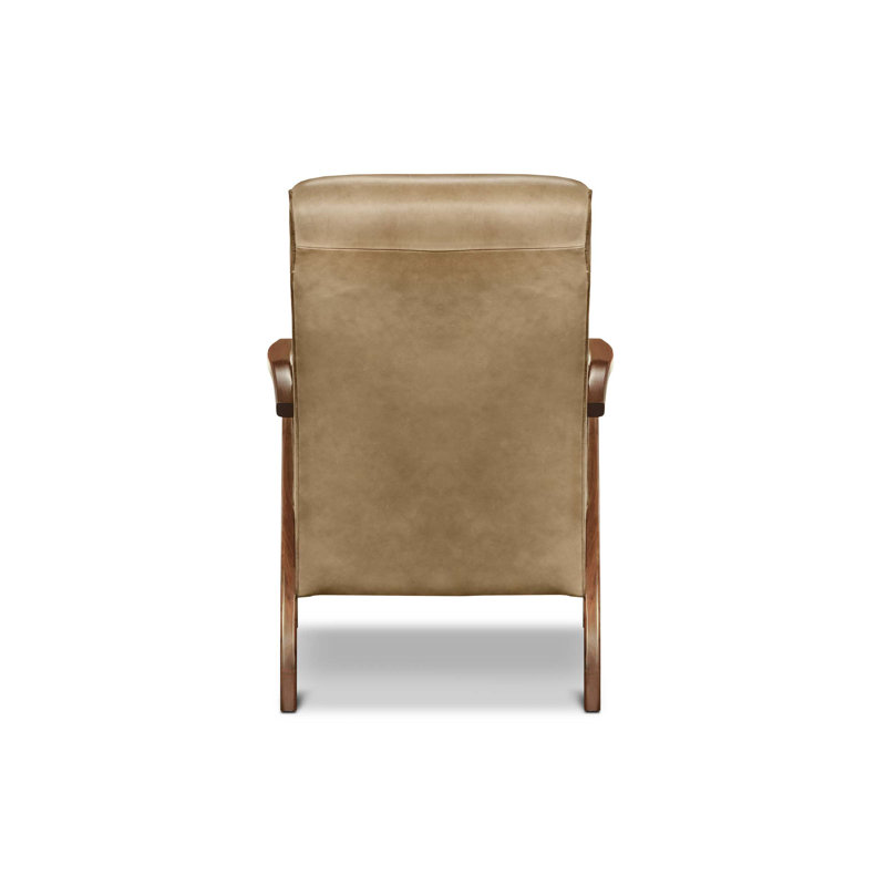 Adele Leather Armchair, Polo (Maestro Artisano), Nutmeg