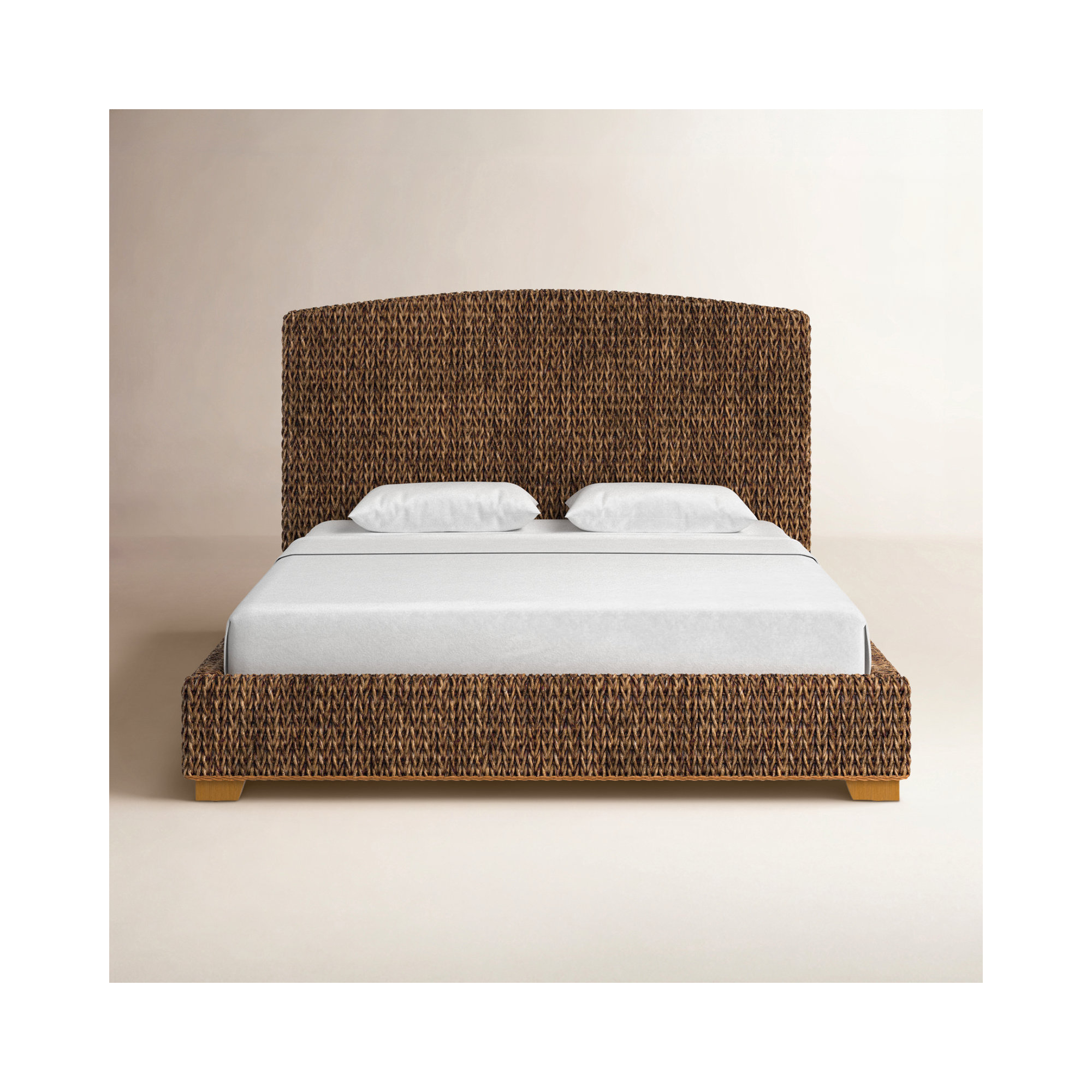 Arleen Rattan Bed, King