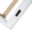 Lit plateforme tapissier avec garde-corps et station de charge-329272189