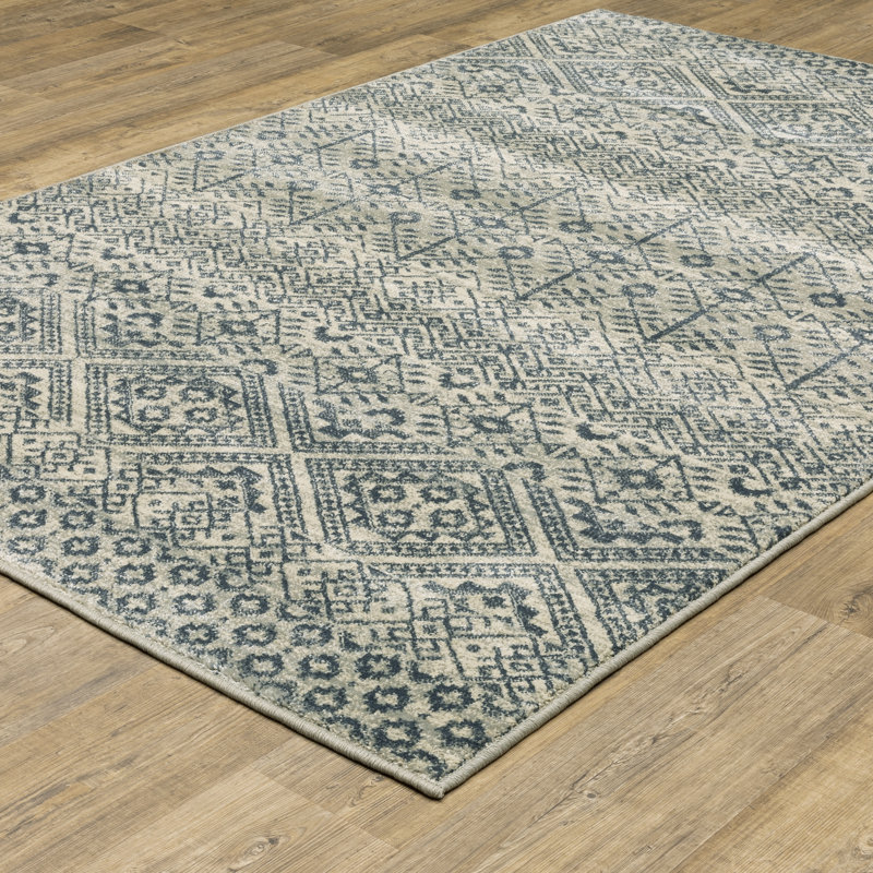 Howard Beach Geometric Indoor Rug, Rectangle 3'3" x 5'
