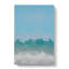 Aqua Green Horizon In Abstract - Wrapped Canvas Painting-55305678