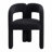 Modern Upholstered Dining Arm Chair, Solid Wood Frame-1375932376
