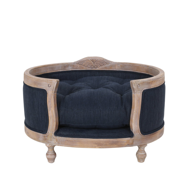 Wilbert Orthopedic Polyester Pet Bed, Navy Blue