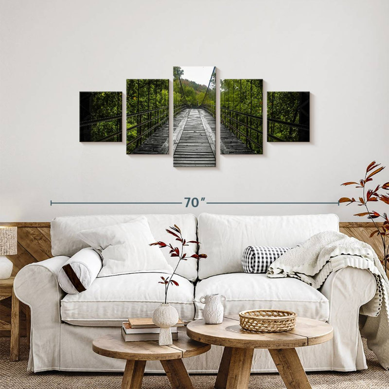 Pont suspendu Ozarks, H 24 po x l 55 po