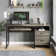 Labelle 55" W Writing Study Computer Table Workstation with Keyboard Tray