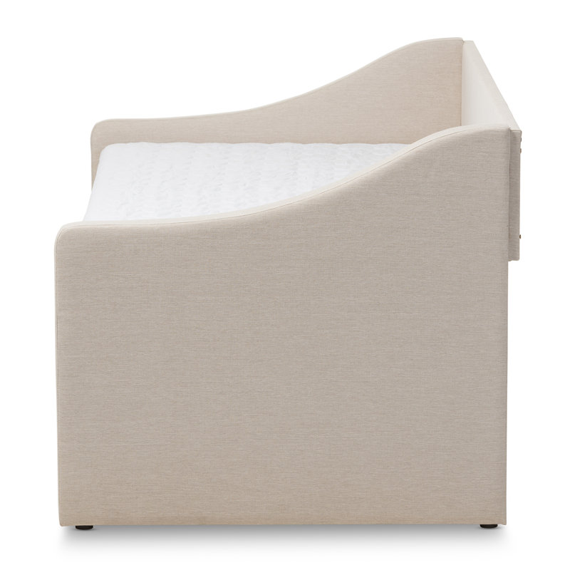 Erek Upholstered Daybed, Beige