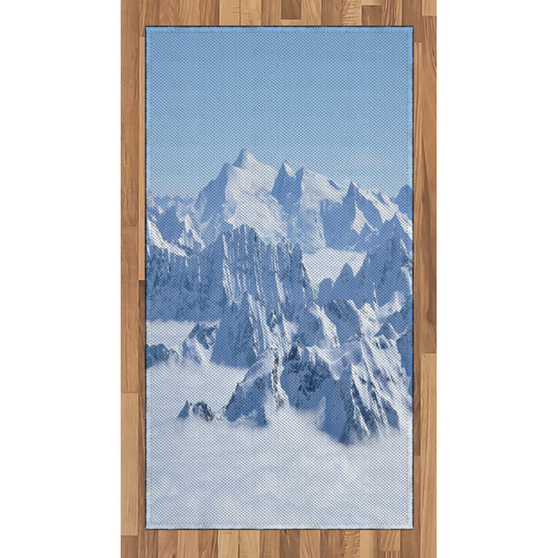 Tapis de montagne à haute densité en fibre de polyester, Rectangle 2 pi 7 po x 5 pi