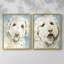 Impression encadrée Labradoodle I-Premium - prête à être accrochée - aucun clou requis - aucun clou requis-444934919-444934916