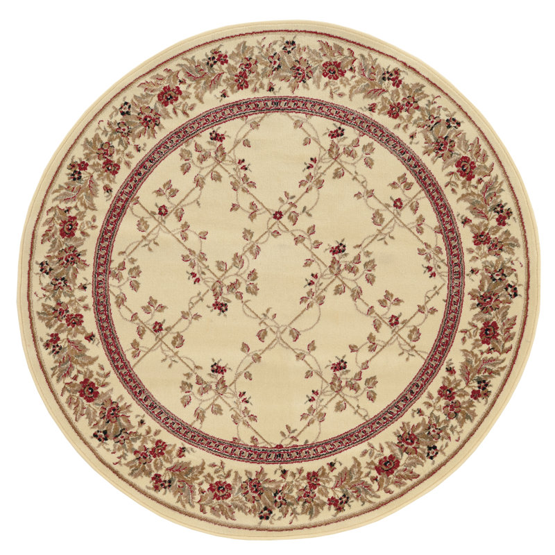 Oriental Indoor Rug, Round 8'