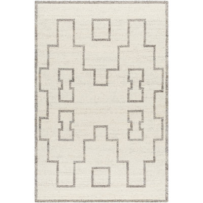 Tapis rectangulaire en laine Kardarius
