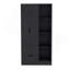 Armoire Dover, chambre à coucher, noir-1902080125
