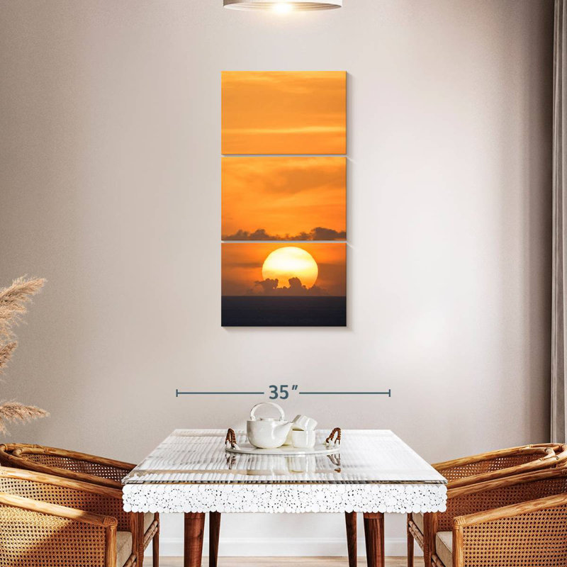 West Indies Glowing Sunset