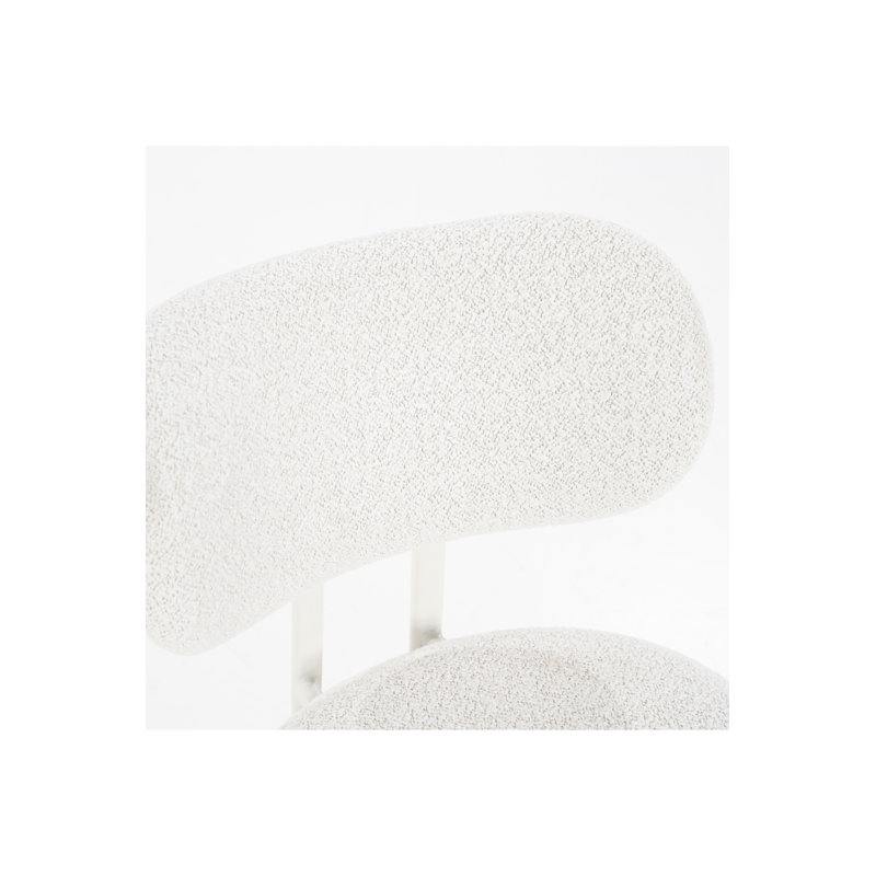 Dining Chair Upholstered Dining Chair, White