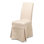 Draped Upholstered Dining Chair