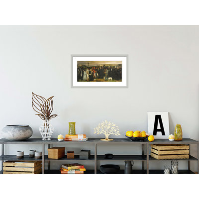 «Burial at Ornans» par impression giclée encadrée