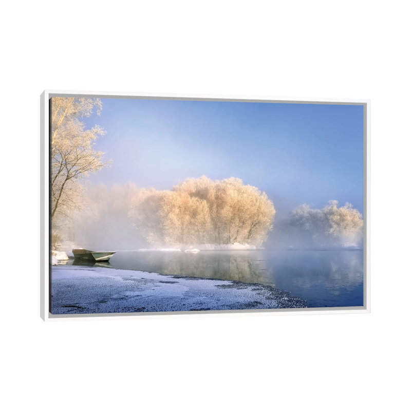 Morning Fog And Rime In Kuerbin by Hua Zhu - Print on Canvas