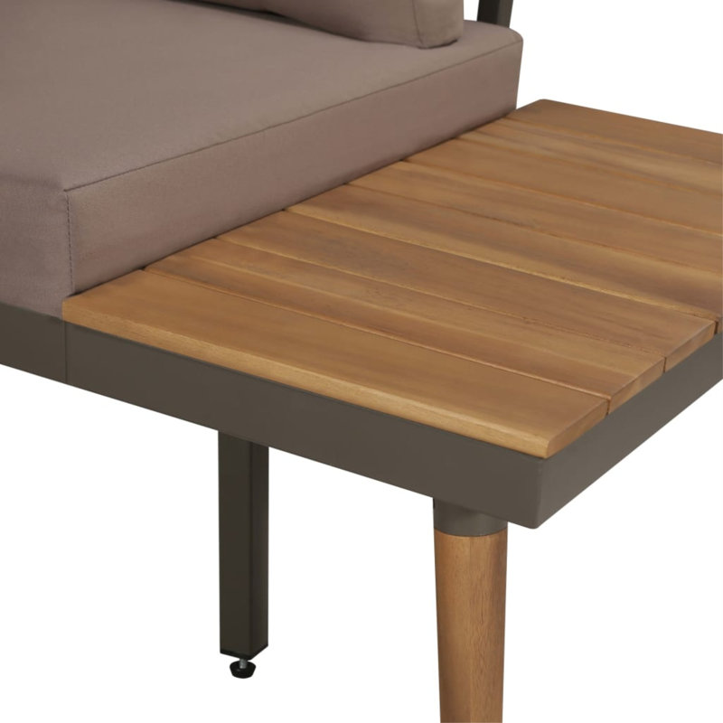 Banc avec coussins Cannes, Blanc