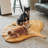  Leaf Shape Pet Blanket, Ginkgo Yellow