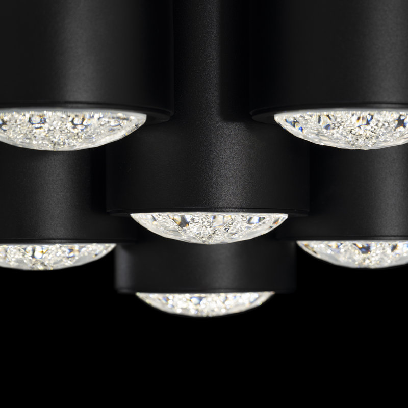 Tamara 14 - Light LED Flush Mount, Black