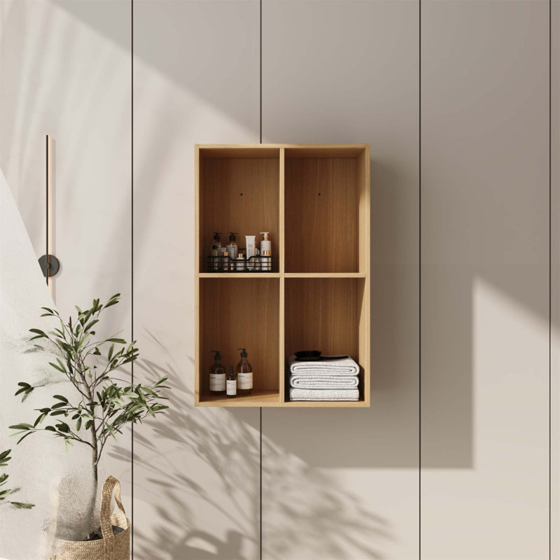 Étagères murales de rangement compactes de 61 cm (24 pouces), idéales pour les petits espaces et le rangement des articles essentiels.